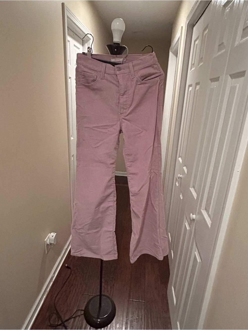 Levi's Pink Corduroy Flared Pants